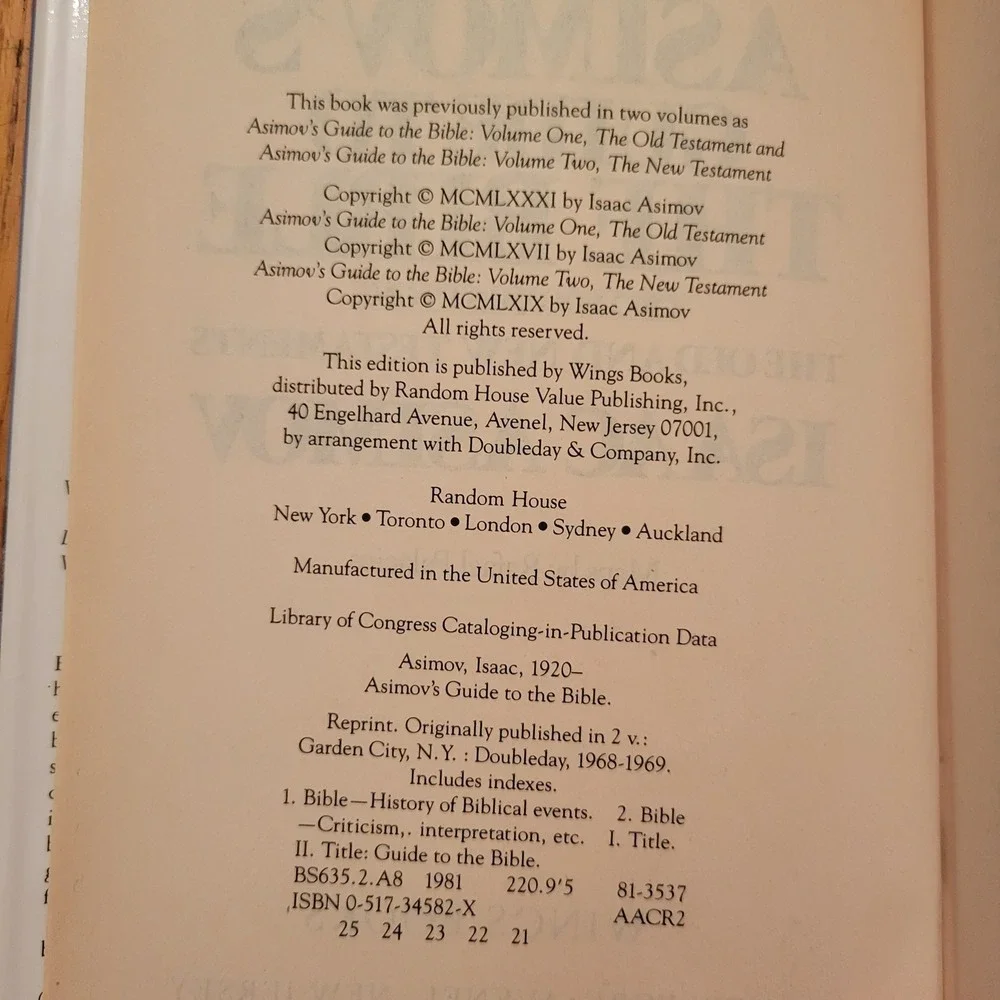 Wings Books isaac asimov